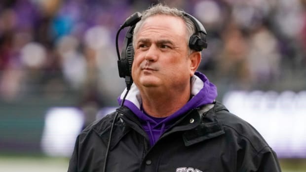 TCU head coach Sonny Dykes